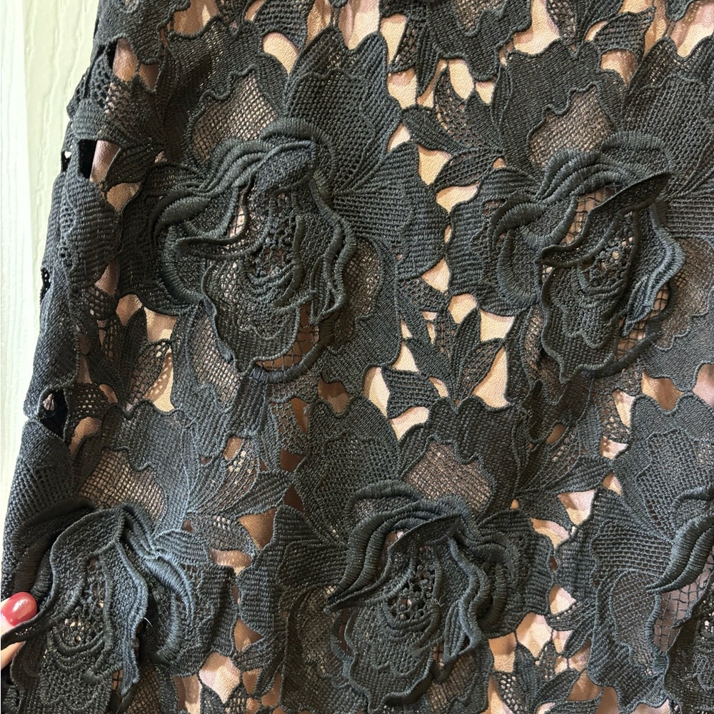 Adelyn Rae Jade Woven Lace Tube Dress - Picture 6 of 12